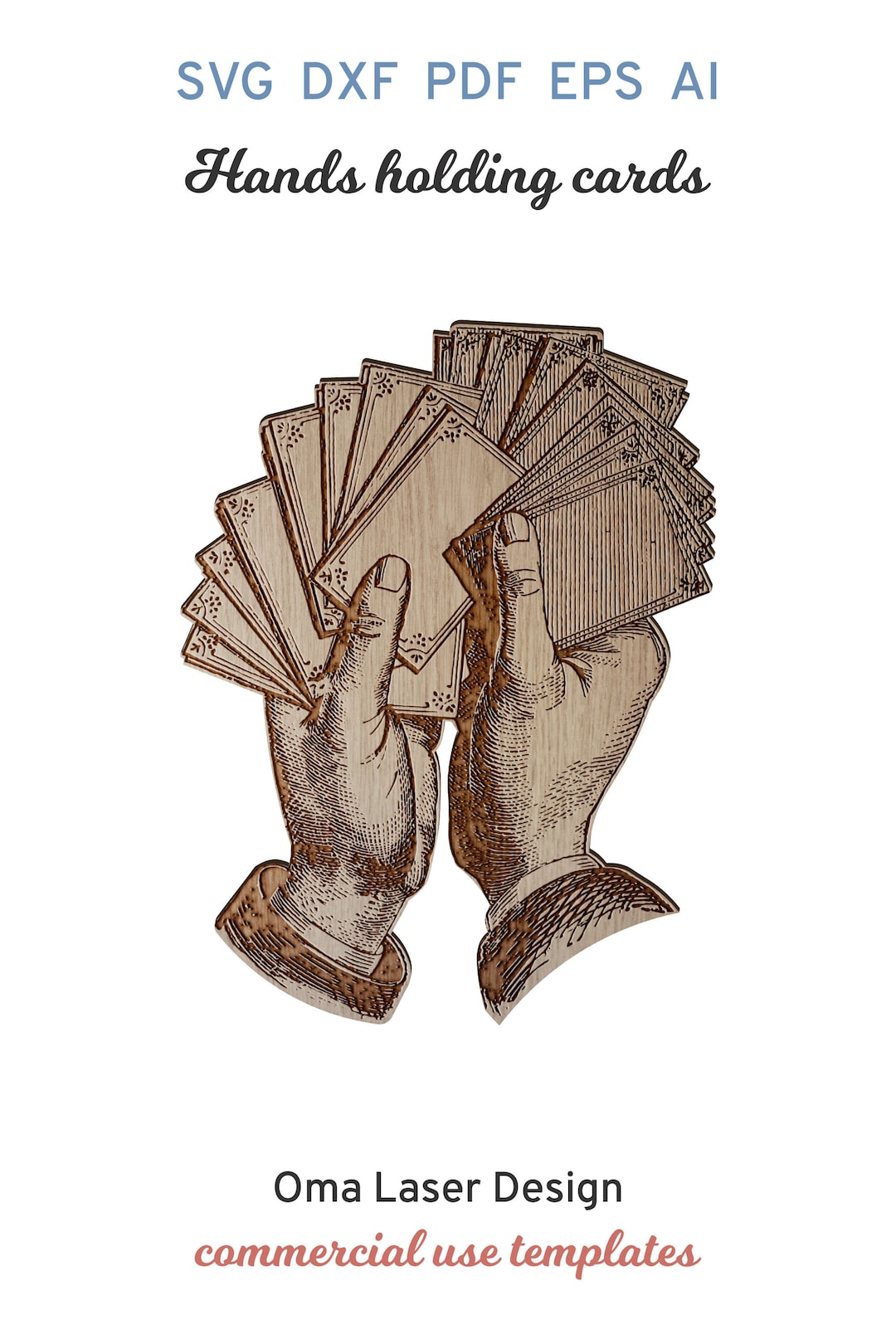 Playing Cards Dxf File Vector. Laser Engraving File. Poker - Etsy