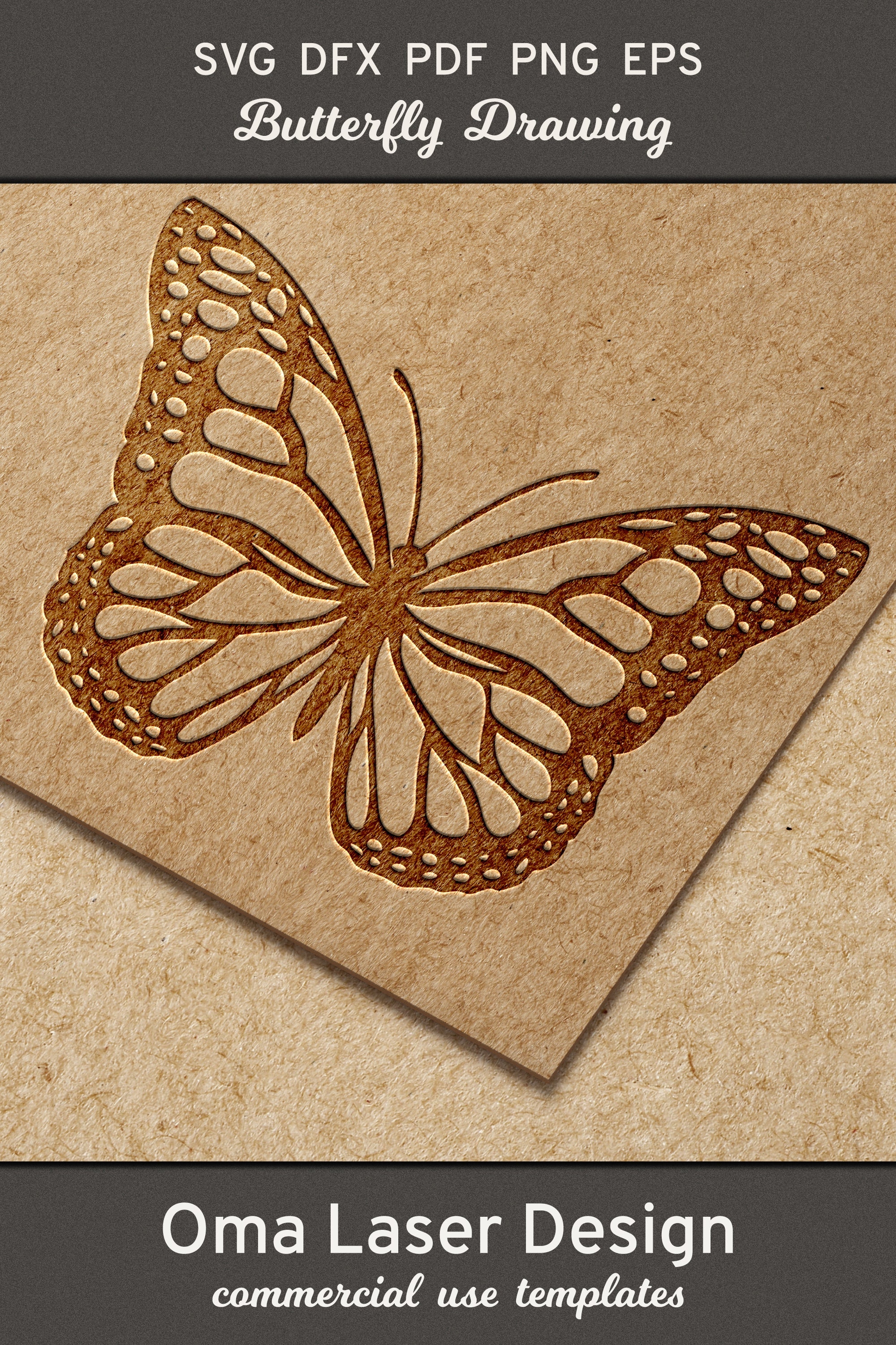Butterfly Laser/Wood Cut SVG Design File Graphic by Rextore · Creative  Fabrica