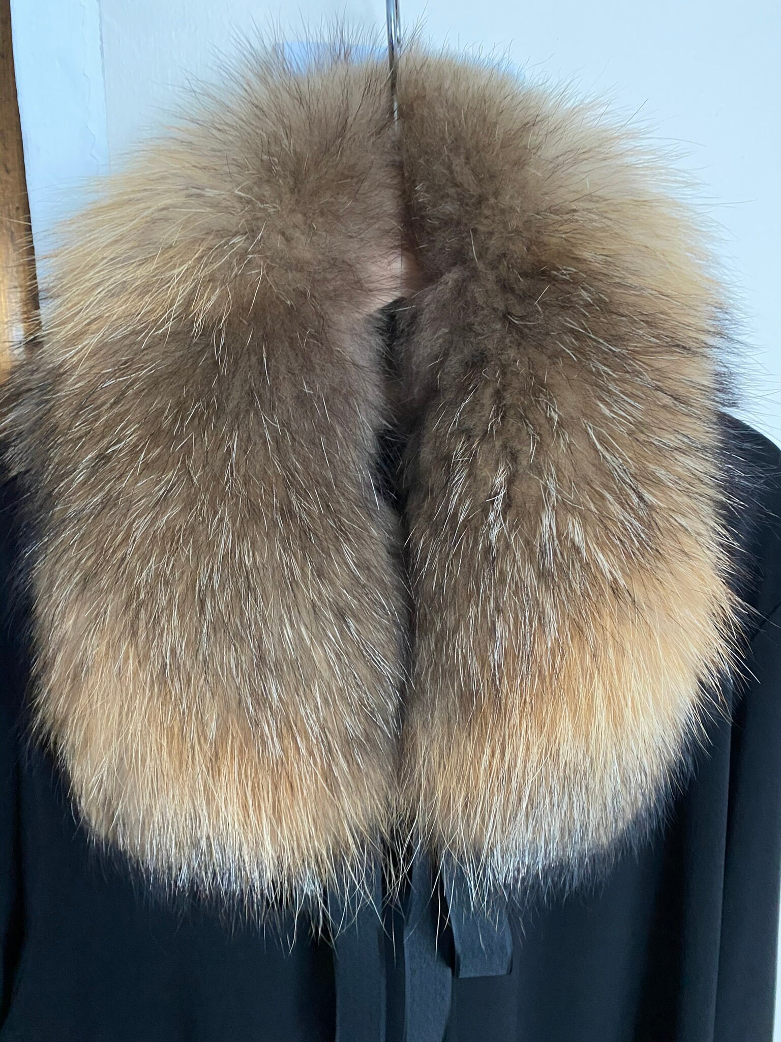 Real raccoon fur collar new arrivals