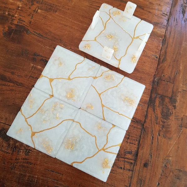 Kintsugi Coaster - Etsy