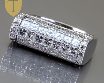 ダイヤモンドリング：クラシックホワイトゴールドスタイル（0.76