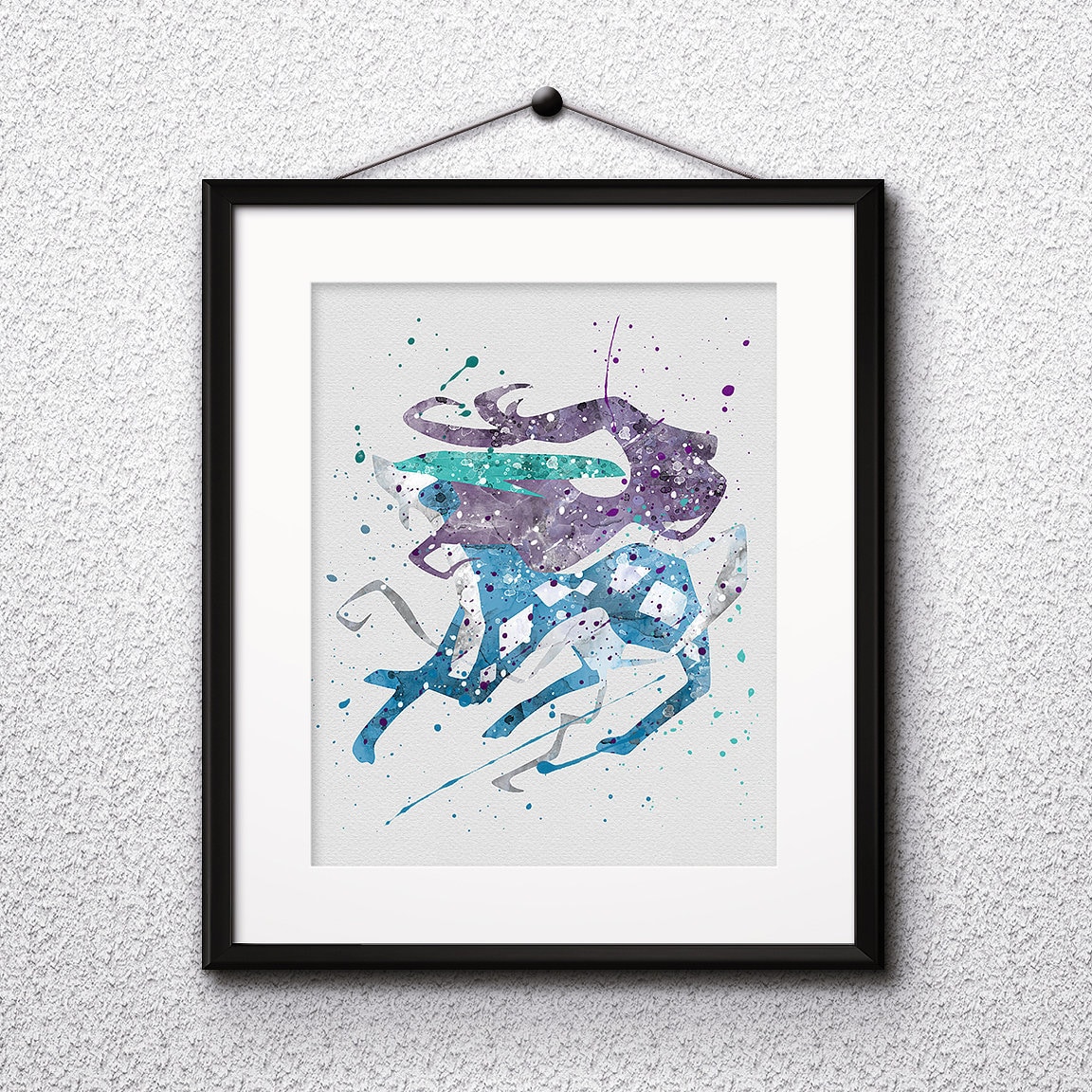 Suicune Watercolor Print Suicune Art Pokemon Suicune - Etsy