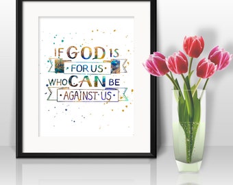 Spiritual Watercolor Print, christian Painting, spiritual Art, God Loves You, Spiritual Decor, Wall Art