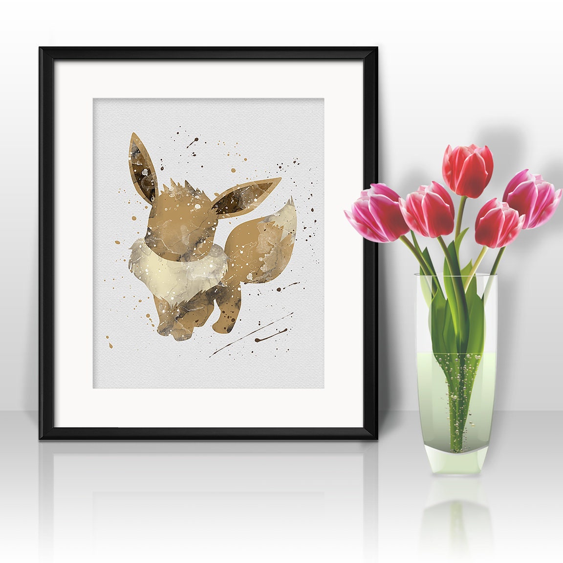 Pokemon - Eevee Framed poster | Buy at Europosters