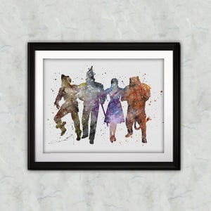 Return to Oz Watercolor Print, Oz Disney Art, Return to Oz Art, Disney Art, Nursery, Kids Room Decor, Wall Art