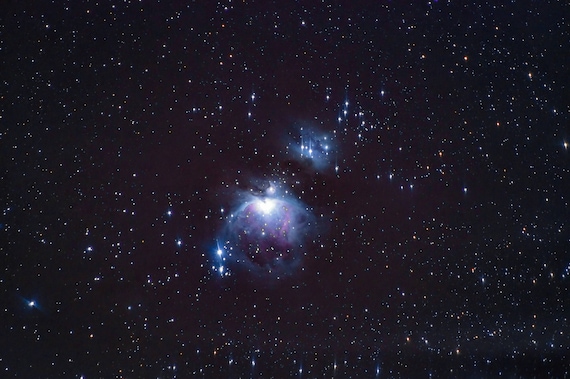 Photograph of Space Orion Nebula Widefield Deep