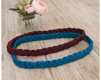 Narrow Braided Hairband | Head bands for women |  Braided headband | Haarband damen | Yoga head wrap | Stirnband | Gifts for her | Yoga