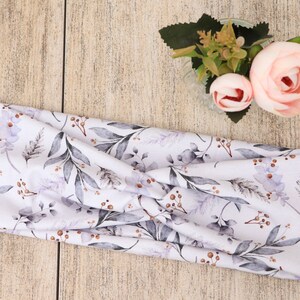 Biologische hoofdband dames Bloemen Haarband Damen Haarband van stof Rekbare hoofdband Stirnband Damen Bandeau cheveux femme Yoga #1