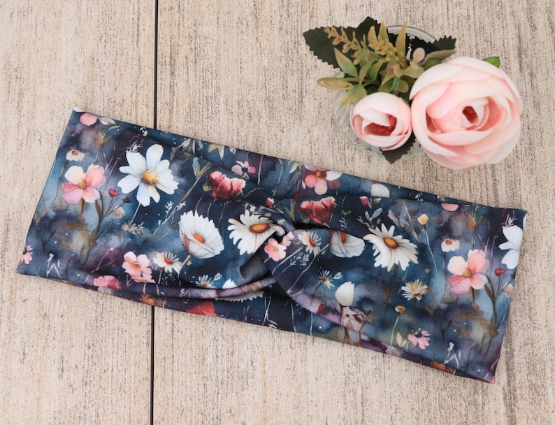 Headband for Women Spring colors III Haarband Damen Fabric hairband Stretchy headband Stirnband Damen Bandeau cheveux Yoga Floral big