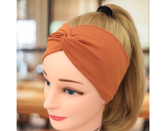 Organic Headbands for women | Fabric hairband | Amber | Stretchy headband | Yoga head band | Stirnband damen | Turban| Bandeau cheveux femme