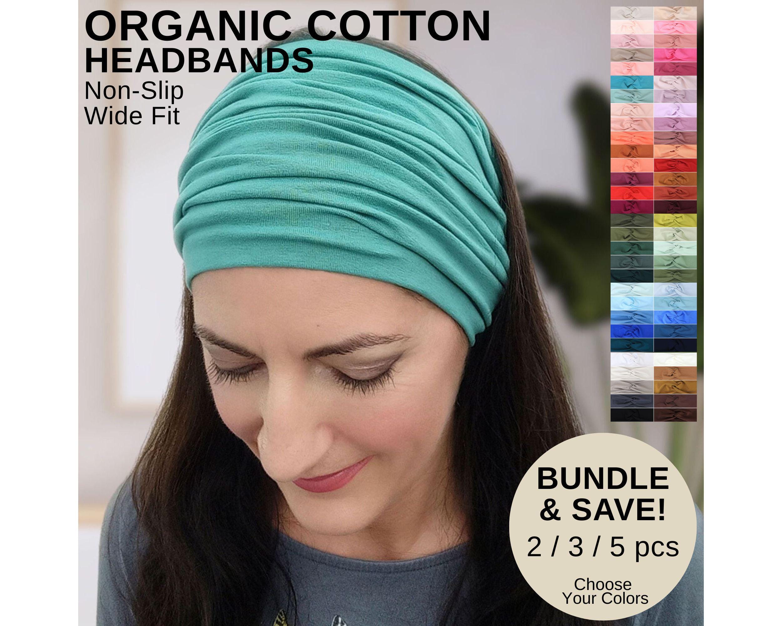 ?Bundled?Gorgeous multi fabric headband F1: 2-pack Stretchy Fabric Hairband Headband or Light  main image 3