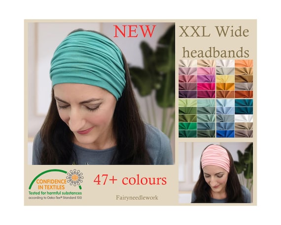 wide headbands for cancer patients