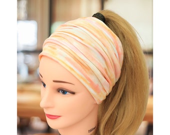 Extra wide Headband Women | Tube headband | Stripes | Haarband Damen | Bandeau cheveux femme | Stirnband Damen | Head wrap | Yoga | Hairband