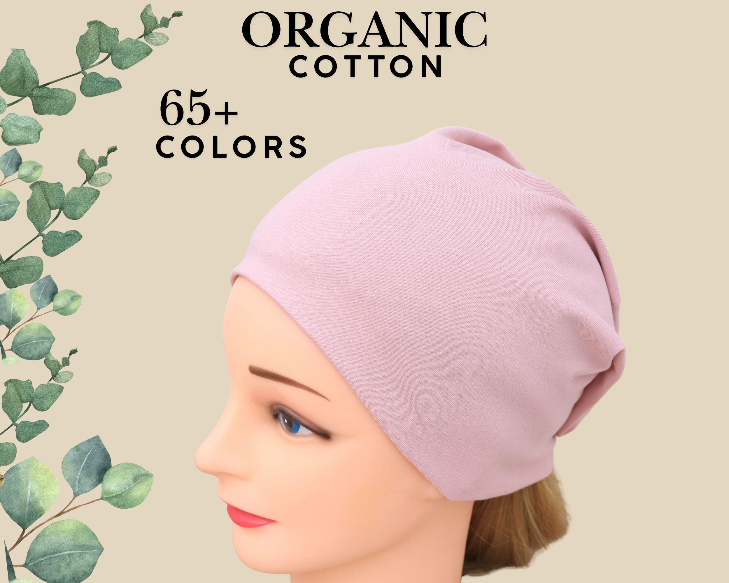 Organic Beanie Women | 65 colors | Head wrap | Turban | Alopecia | Chemo hat | Hair loss | Night sleep wear | Cancer cap | Chemo headwear