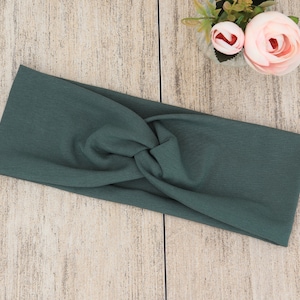 Bio-Stirnband für Damen Beige Blumen Stoff-Haarband Dehnbares Stirnband Yoga-Stirnband Stirnband damen Turban Geburtstagsgeschenk Tundra