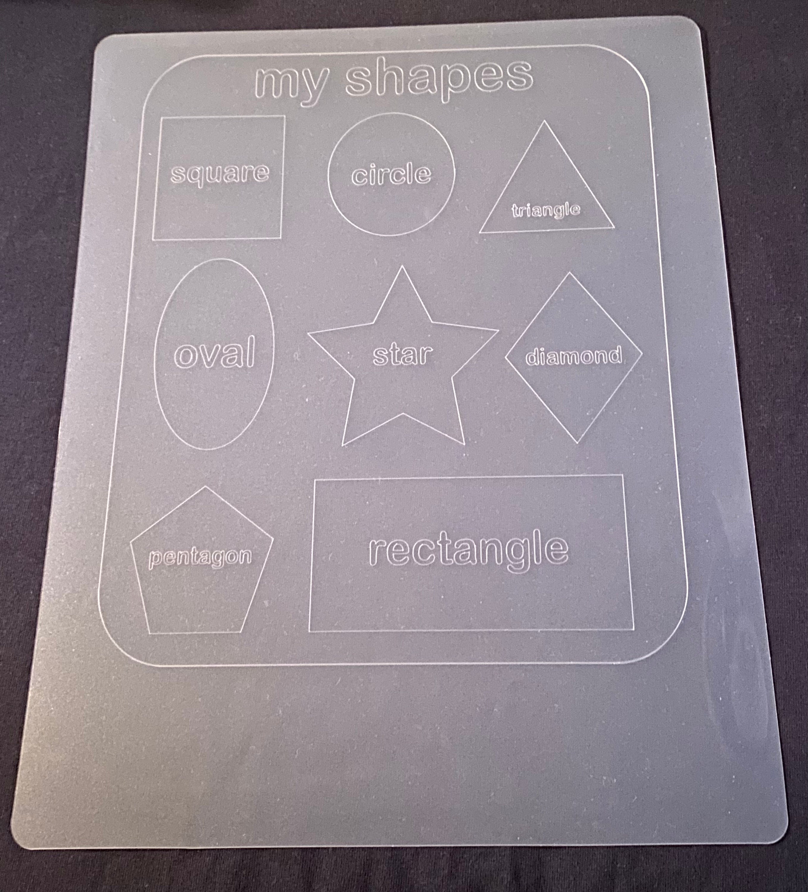 Dry Erase Shapes In Sink at Patricia Swindle blog