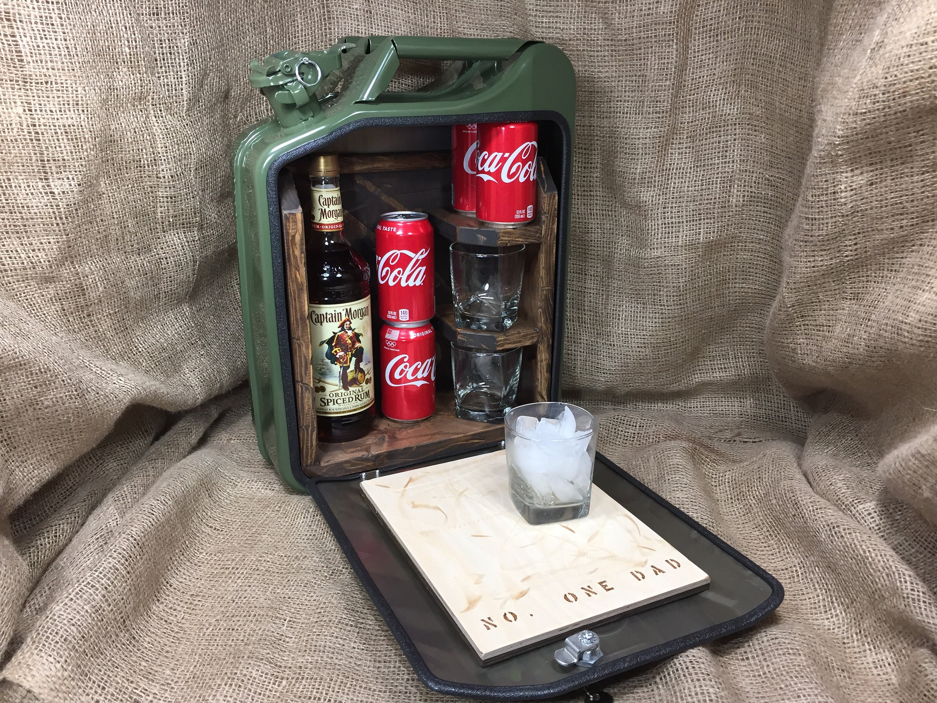 Personal message Jerry can mini bar gift Etsy