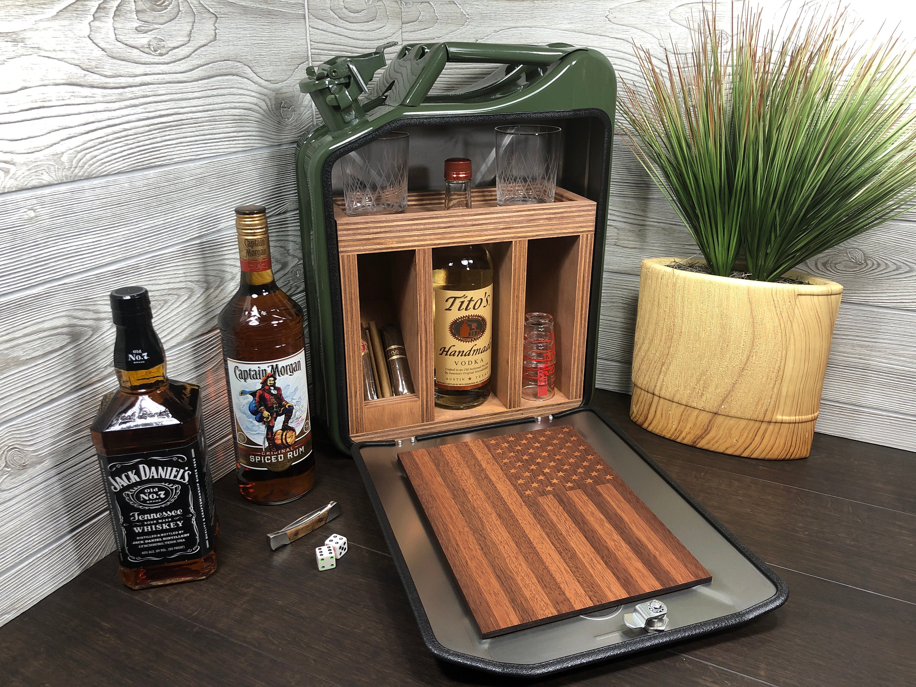 Jerry Can Mini Bar Whiskey Light edition - US seller: bar ...