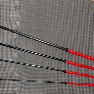 Set of 4 Red Handle Delrin canes