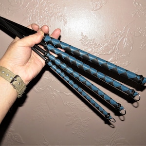 Set of 4 Blk/Teal Delrin canes