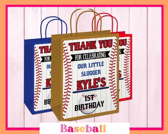 Personalisierte Baseball Gastgeschenke: Little Slugger Dekorationen