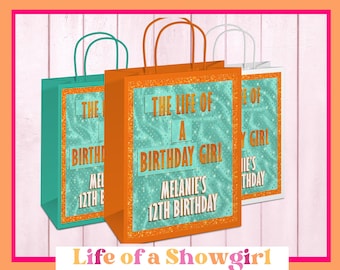 The Life of a Birthday Girl - The Life of a Birthday Girl Goodie Bag- Girl Trendy Birthday - Life of A Party - Life of a Showgirl -