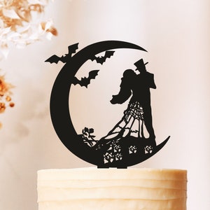 Hochzeitstorte, Torten Deko, Tortenfigur Halloween, Tortenstecker Halloween, Tortenstecker Halloween, Tortenstecker Bis zum Tod (2546)
