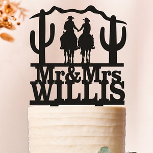 Cowboy Wedding Cake Topper,Country Cake Topper,Western Cake Topper,Country Wedding Cake Topper,bride and groom Cake Topper, Horse topper2339