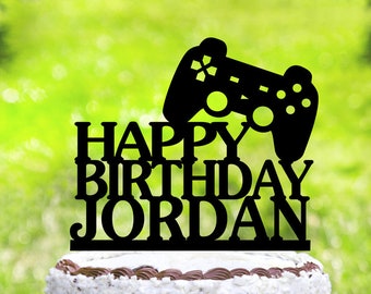 Gaming Cake Topper Etsy