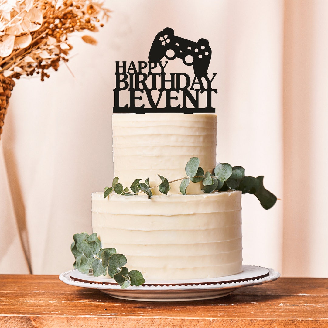 Cake Xbox For Year Old XBOX CAKE TOPPER PERSONALISED EDIBLE XBOX