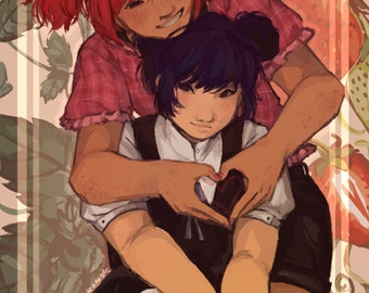 Tokyo Mew Mew - Mint/Ichigo A4 Print
