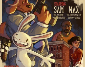Sam & Max A5 Print
