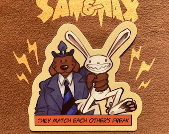 Sam and Max Sticker