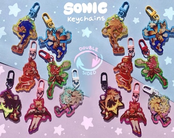 Sonic Fan Acrylic Keychains