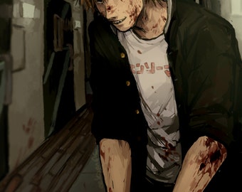 Denji A4 Print