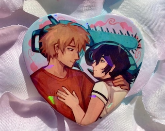 Denreze Heart Button Badge