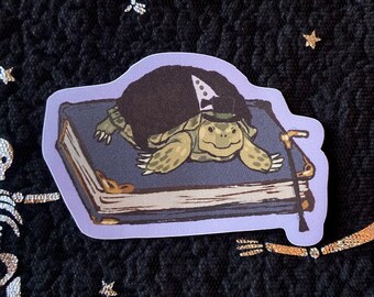 Tuxedo Tortoise Sticker