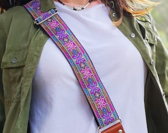 Accessories for bags, Replacement bag Strap, Guitar Strap for Handbag, Guitar purse strap, Shoulder purse strap, Ethnic, Purse NOT Included