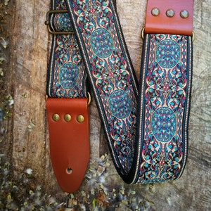 Guitar Strap Guitar Strap in Vintage and Folk Style - Etsy
