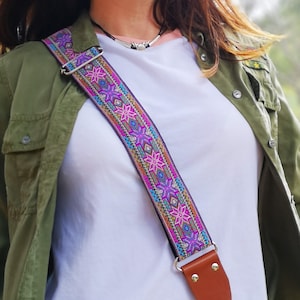 Accessories for bags, Replacement bag Strap, Guitar Strap for Handbag, Guitar purse strap, Shoulder purse strap, Ethnic, Purse NOT Included