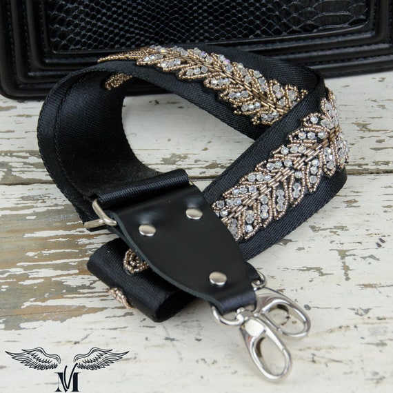 Rhinestone Guitar Strap for Purse, Glamorous Bag Strap, Sparkly Handbag  Strap, Crossbody Shiny Guitar Strap for Bag, Tote or Purse 