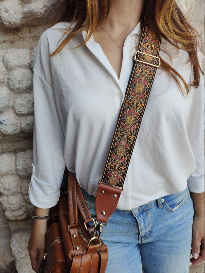 Guitar Strap Style Handbag Strap Guitar Strap Purse Shoulder Etsy