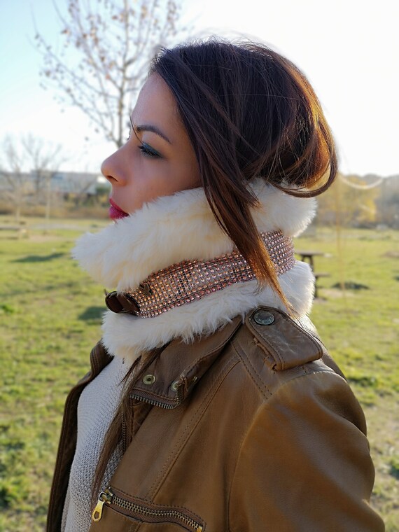 Collo in pelliccia sintetica Sciarpa in pelliccia - Main Image