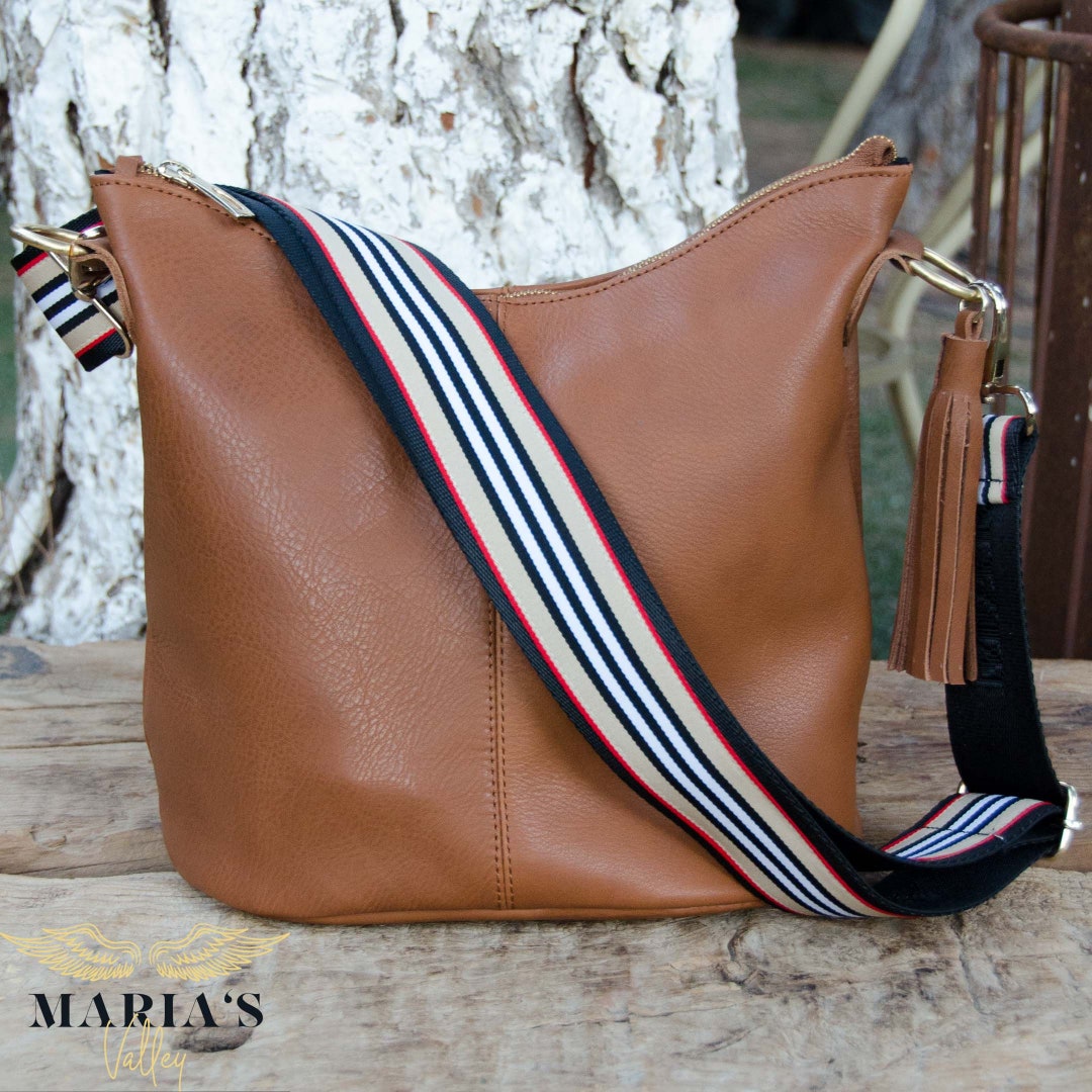 Stripes handcrafted Semi circle crossbody clutch Bag for women