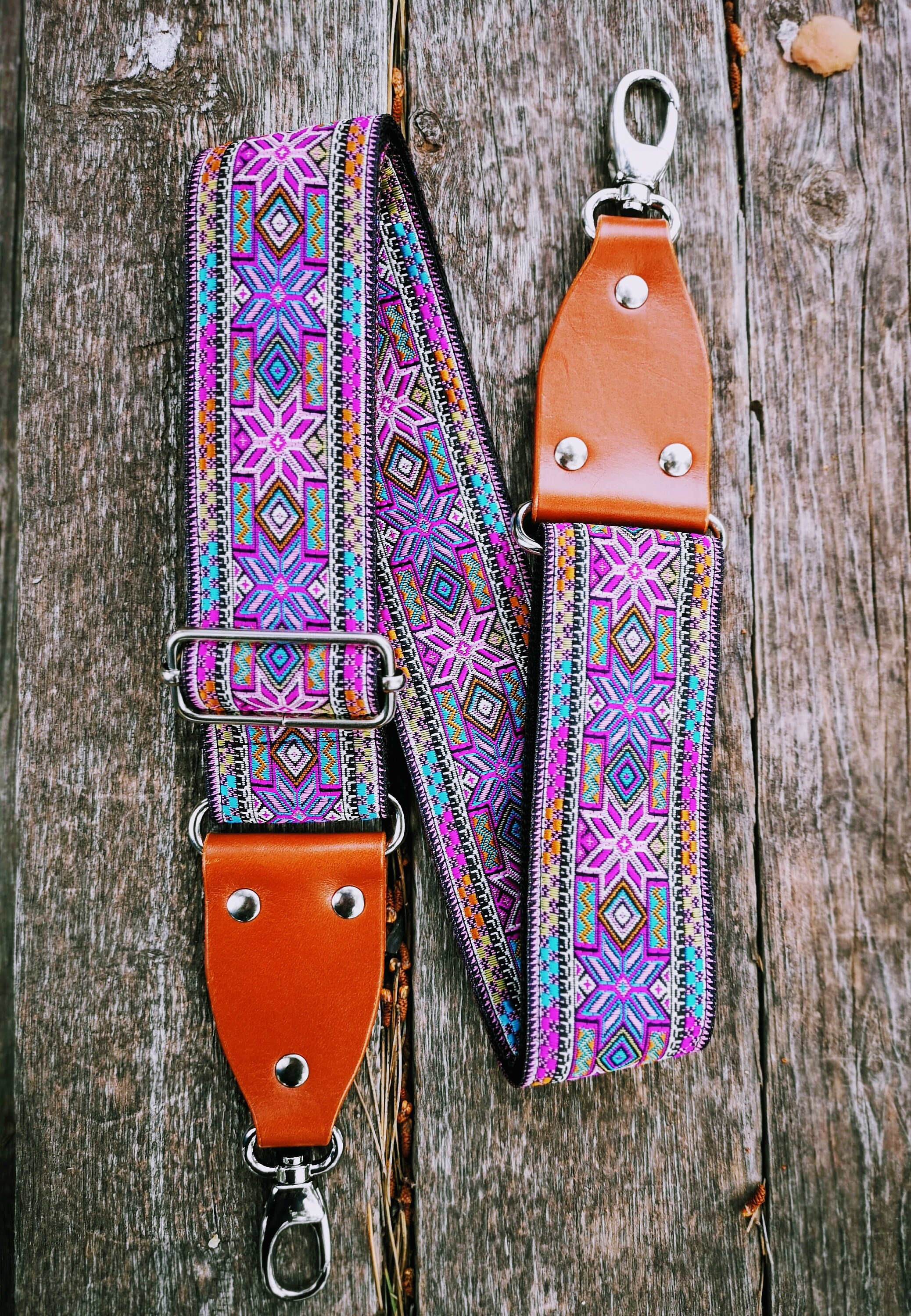 Tracolla Di Ricambio Per Borse, Regolabile, Stile Chitarra Multicolore Per Borse Leopardo~p122813070