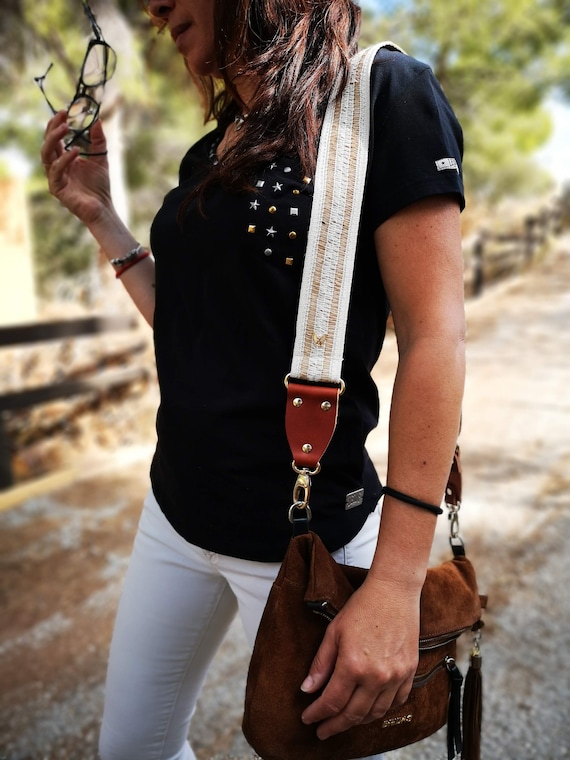 Catinbow Guitar Strap Purse, Crossbody With Guitar Strap, Leather