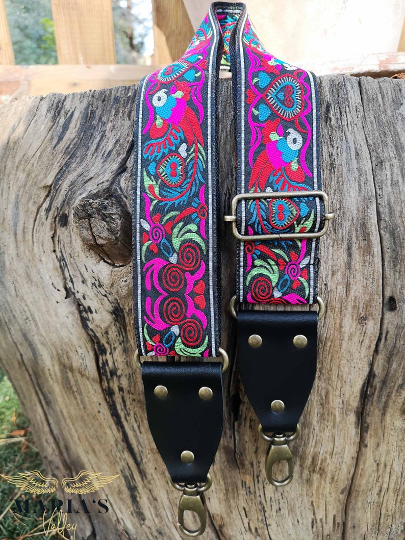 Guitar Strap Style Handbag Strap Adjustable Bags Etsy