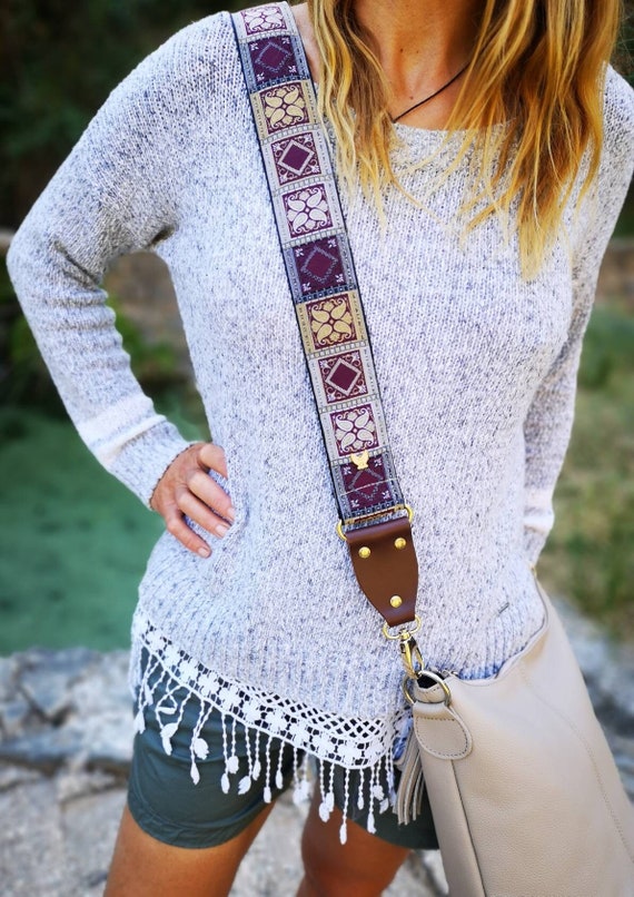 Aztec Guitar Strap • Adjustable Purse Strap – Tonya's Treasures Inc.