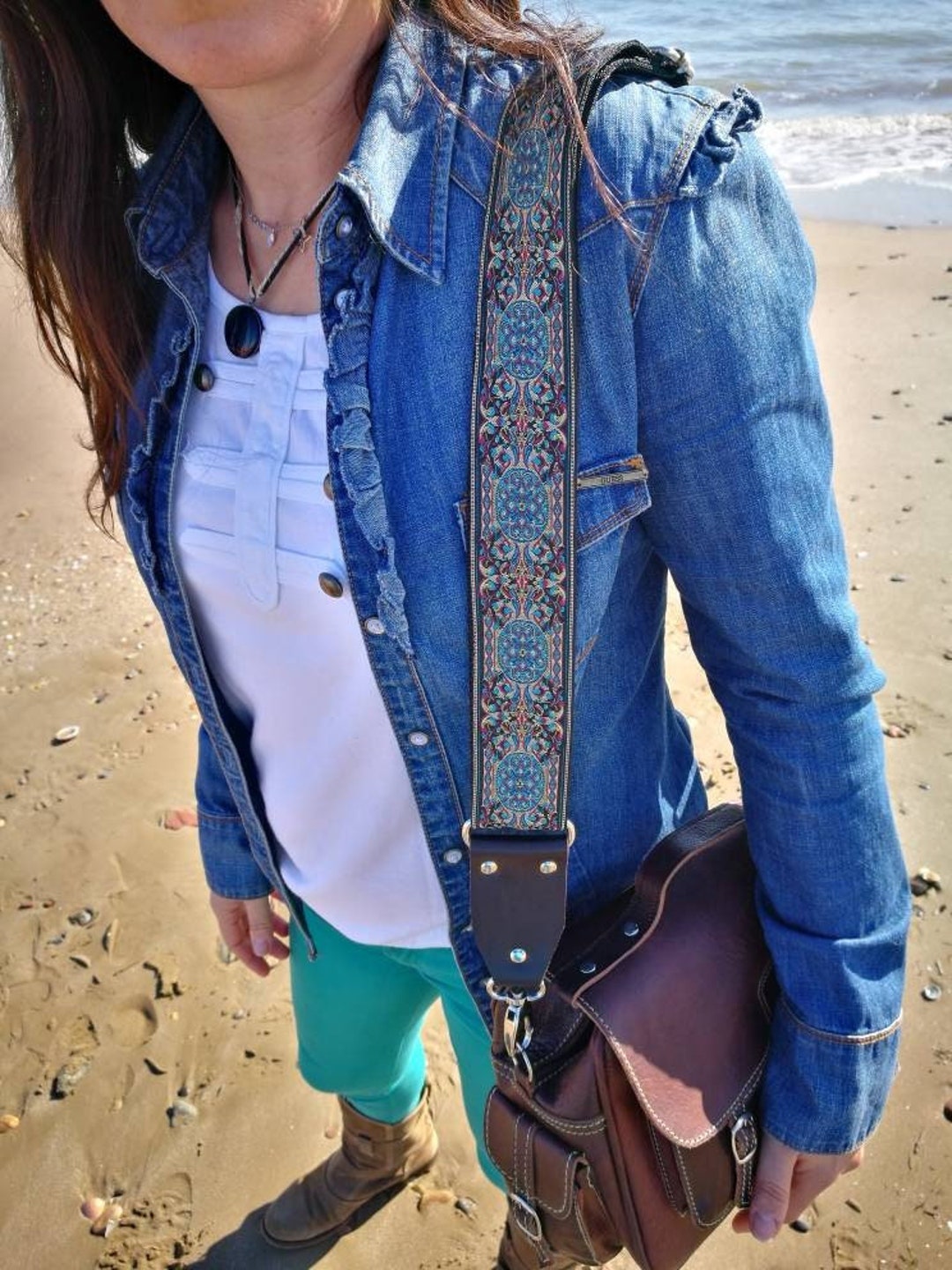 Guitar Strap Style Handbag Strap Guitar Strap Purse Shoulder Etsy