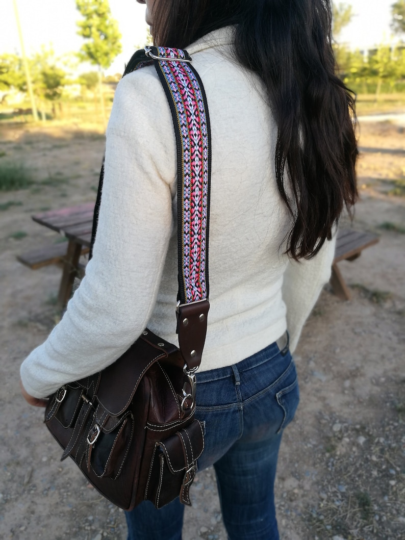 Guitar strap Style Cross body bag Adjustable strap purses Etsy